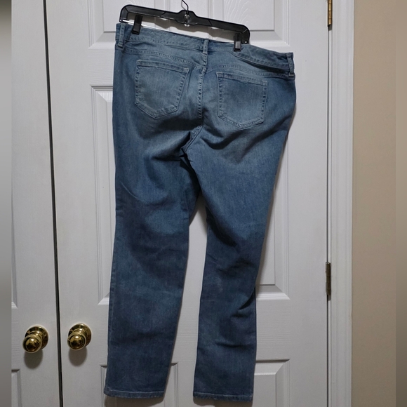 Torrid Light Blue Distressed Boyfriend Jeans - Picture 3 of 4